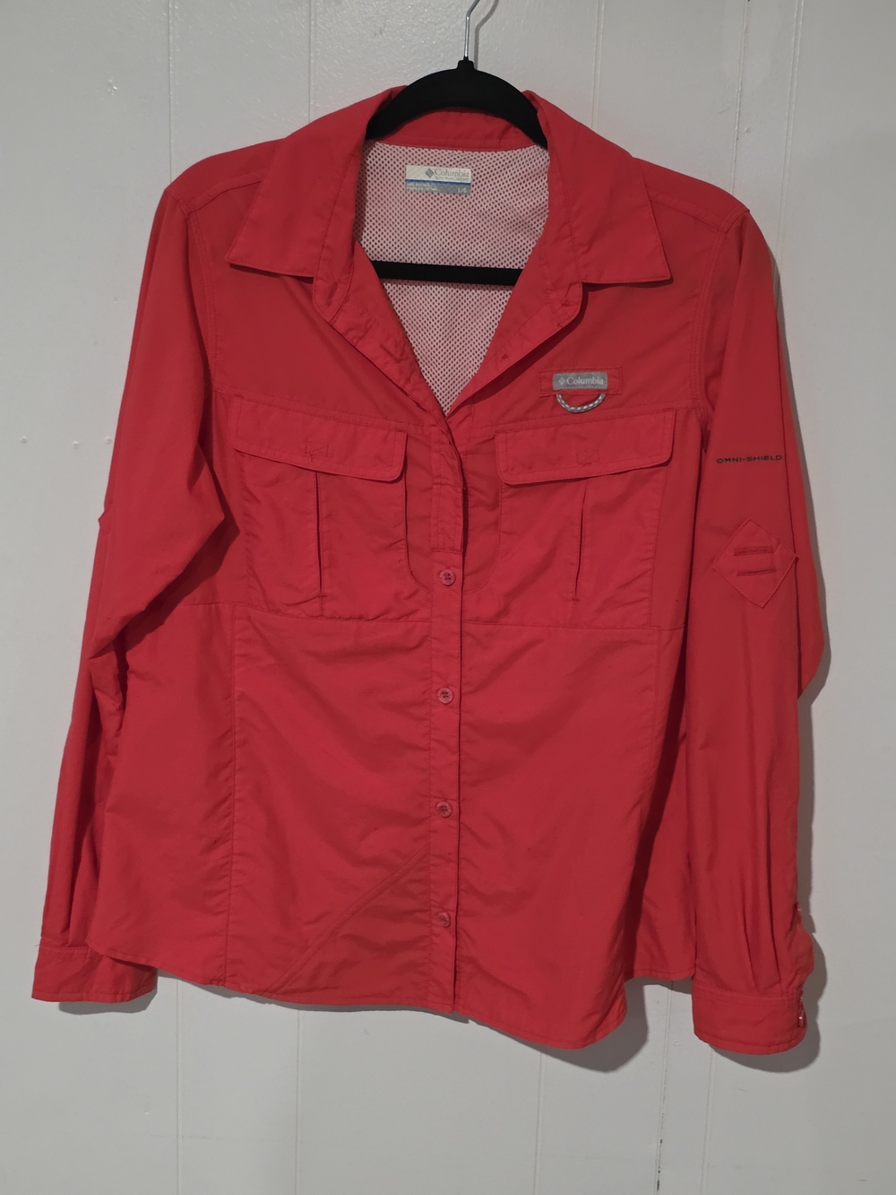 Columbia Women's Salmon Long Sleeve Fishing Shirt